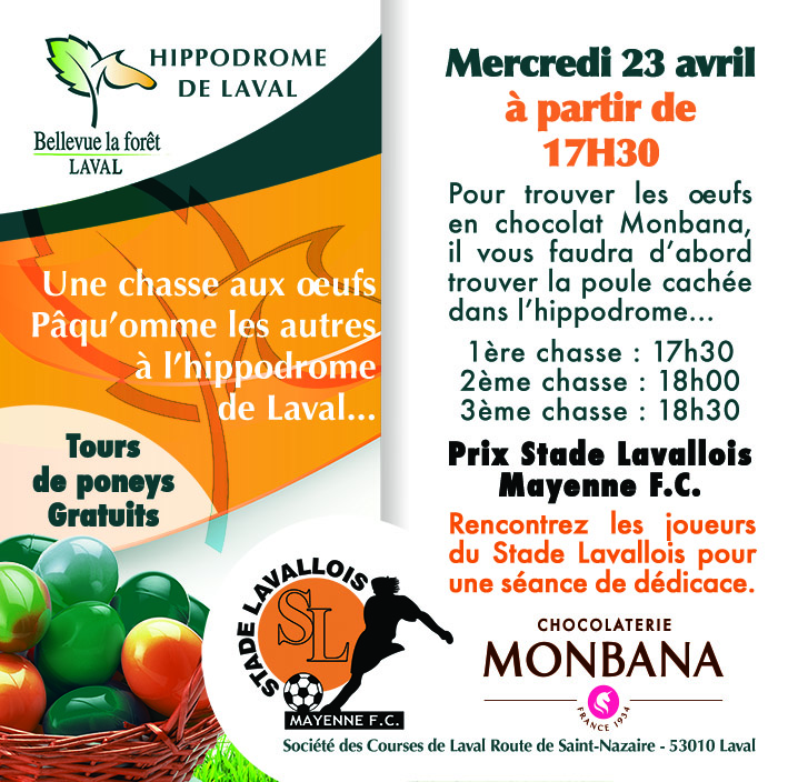 L'hippodrome de Laval fête Pâques